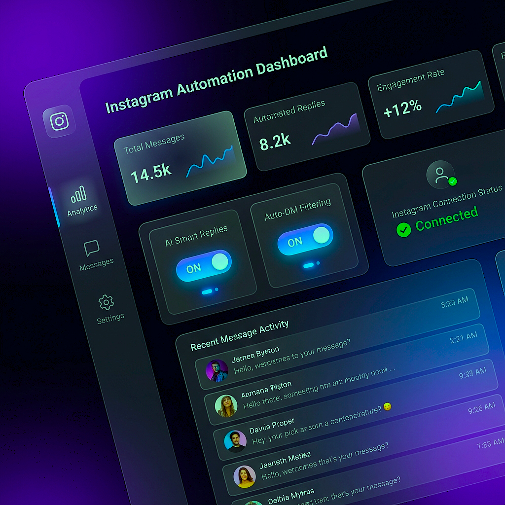 ITZ Adarsh Instagram Automation Dashboard — Visual Flow Builder for DM, Comment & Story Automation